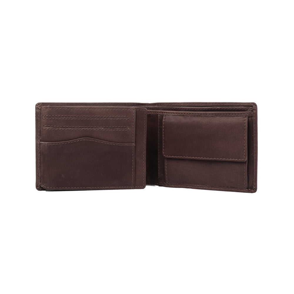 Leather Wallet Brown Timo
