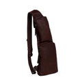 Leather Sling Bag Brown Logan