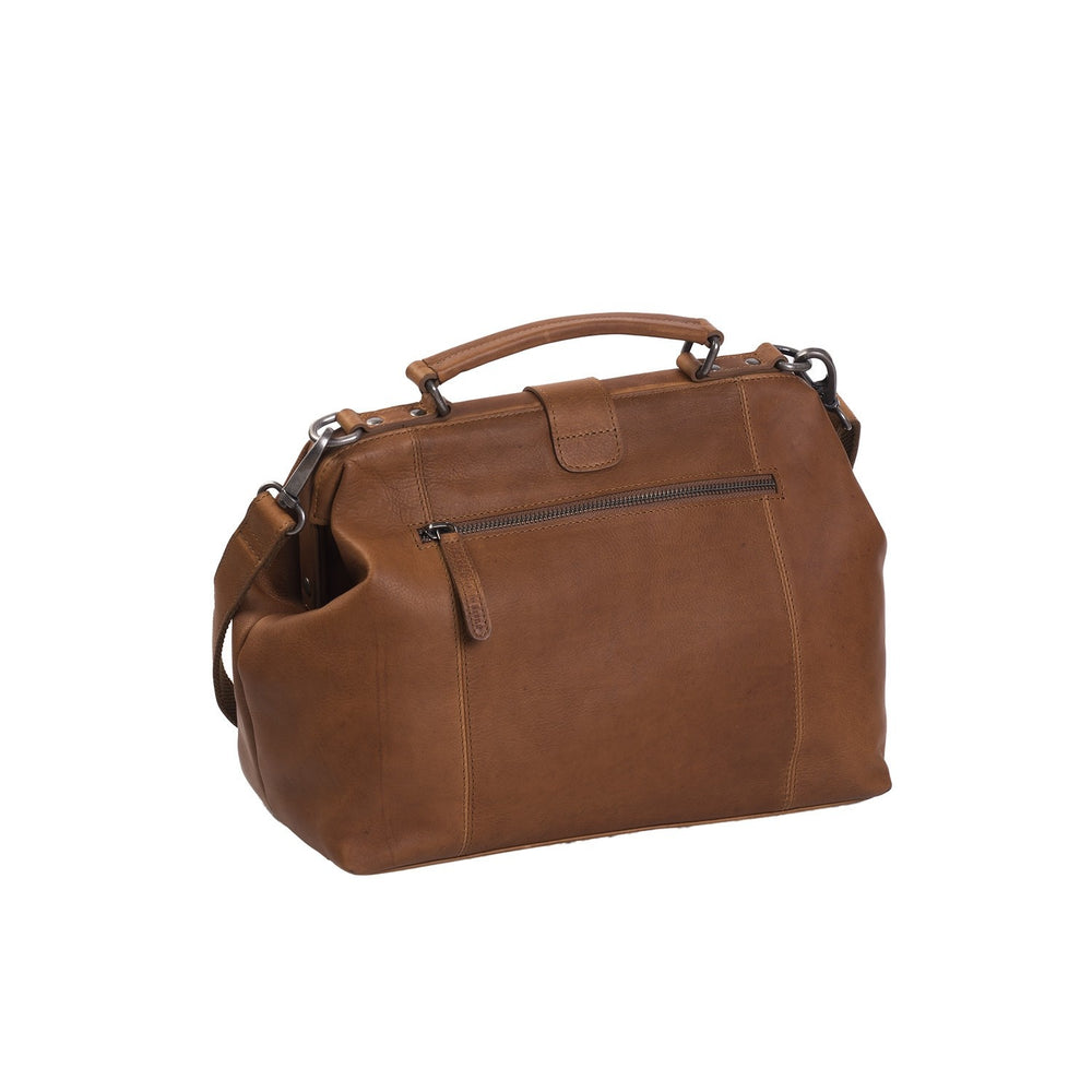 Leather Handbag Cognac Shaun