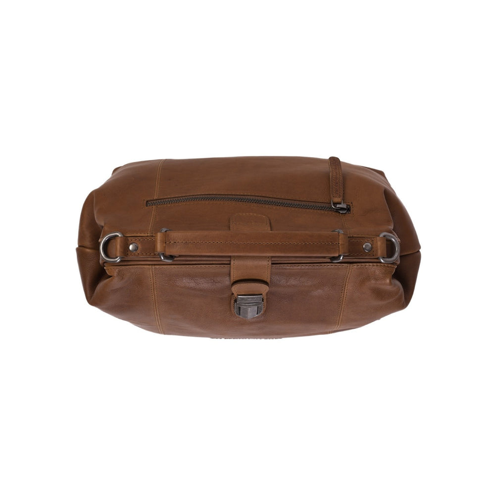 Leather Handbag Cognac Shaun