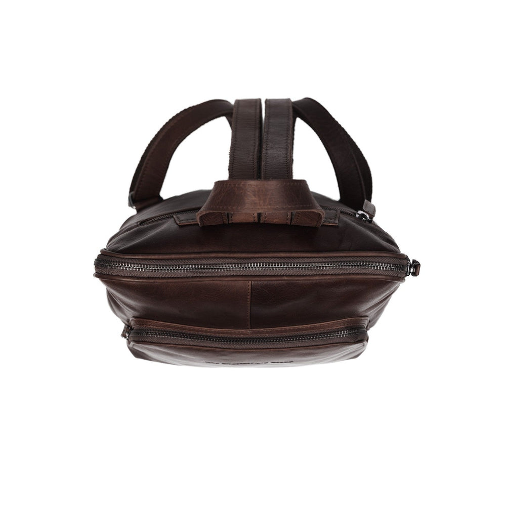 Leather Backpack Brown Naomi
