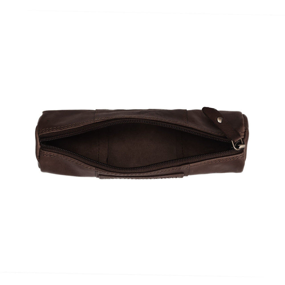 Leather Pen Case Brown Lea