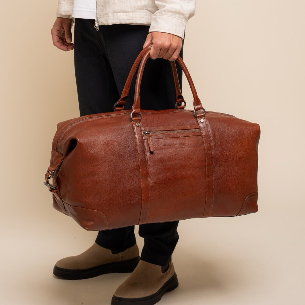 Sac Week-end en Cuir Cognac Amaris