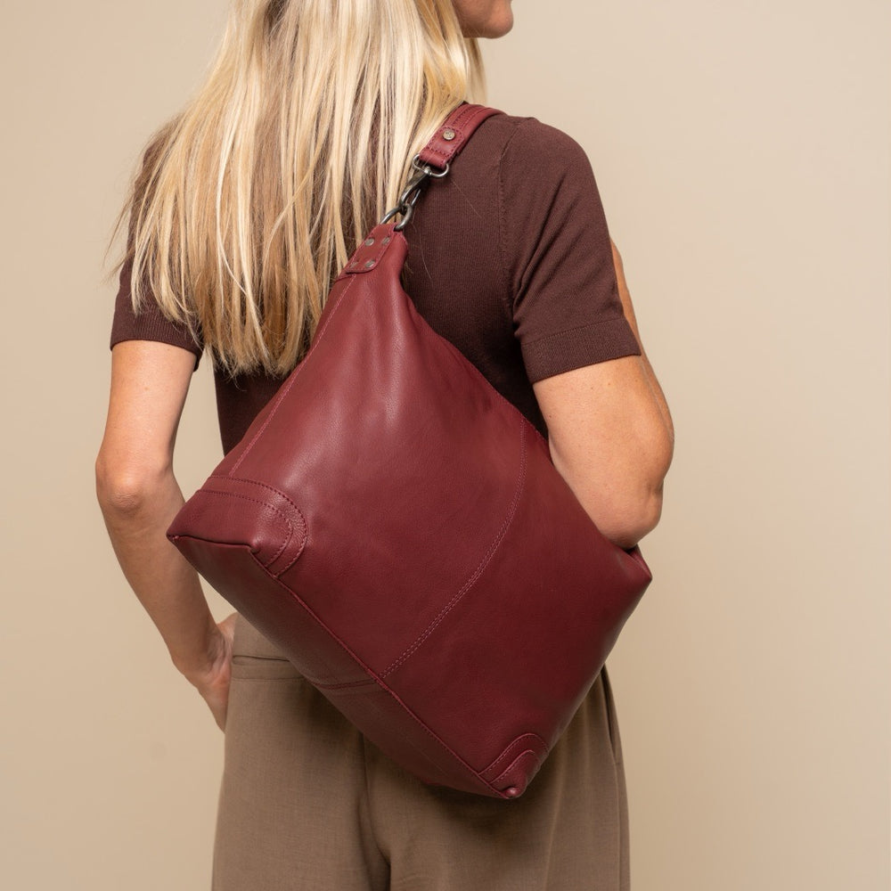 Sac Porté Épaule en Cuir Baie Astero