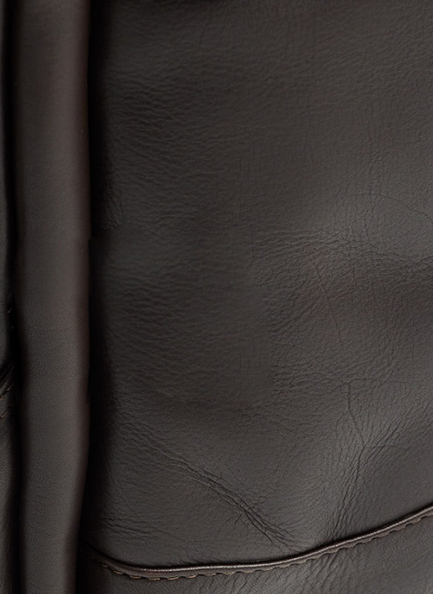 Full-grain leather