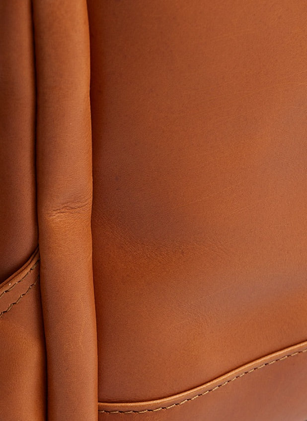 Full-grain leather