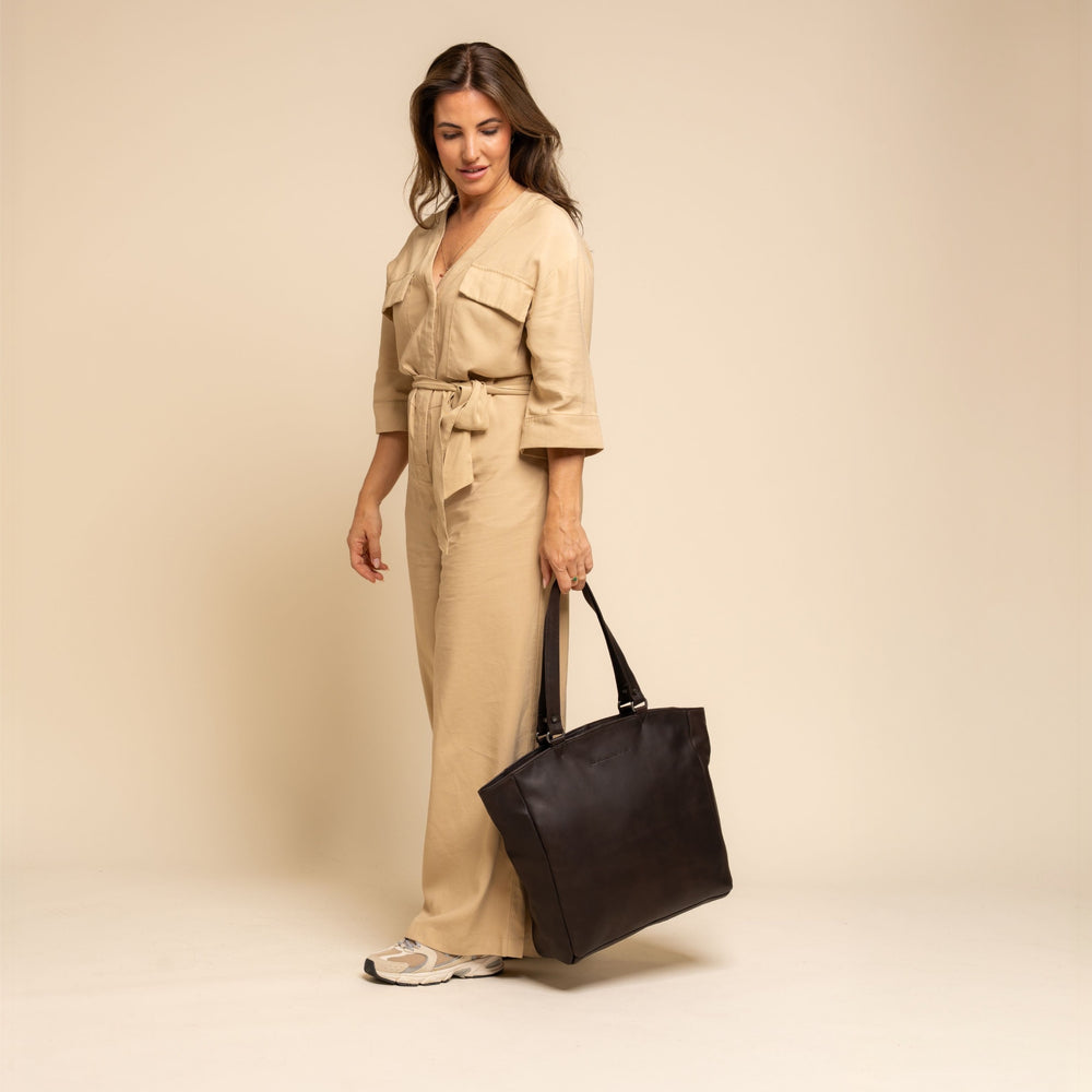 Leder Shopper Braun Berlin
