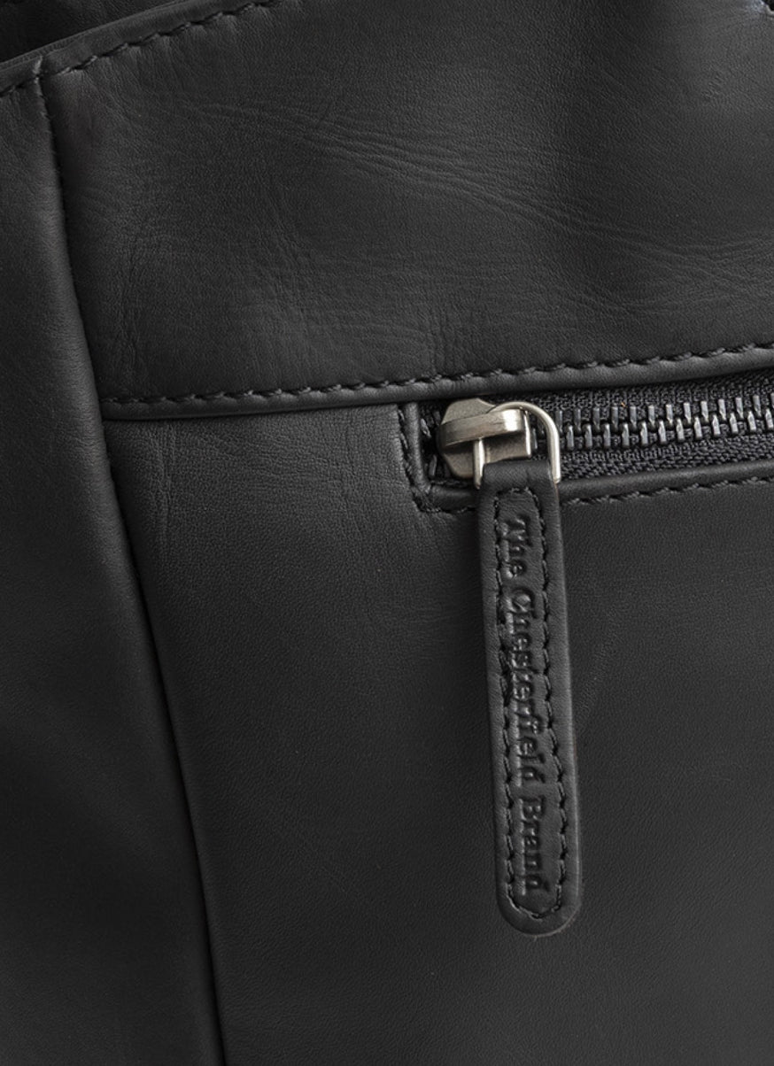 Full-grain leather