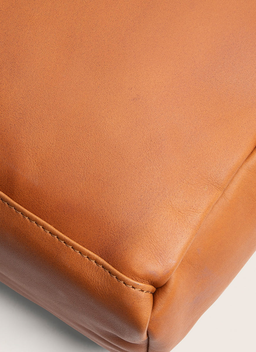 Full-grain leather