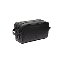 Giftset Leren Toilettas Zwart Stacey met Rituals Doucheschuim