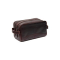 Leather Toiletry Bag Brown Stacey