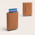 Leder Kartenetui Cognac Lancaster