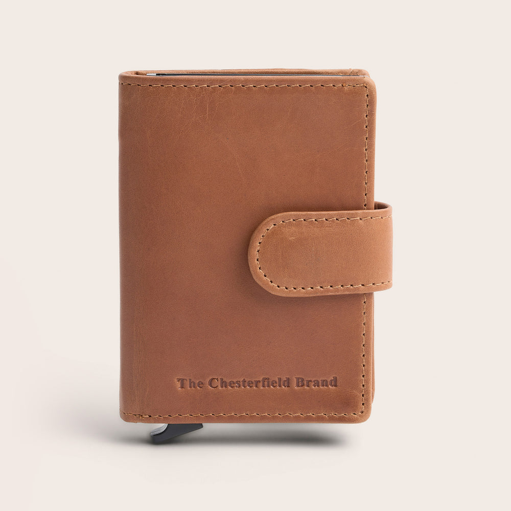 Leren Pasjeshouder Cognac Loughton