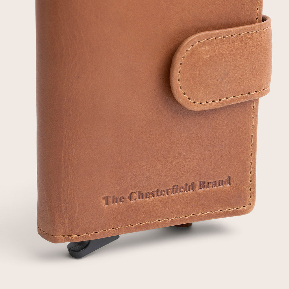 Leren Pasjeshouder Cognac Loughton