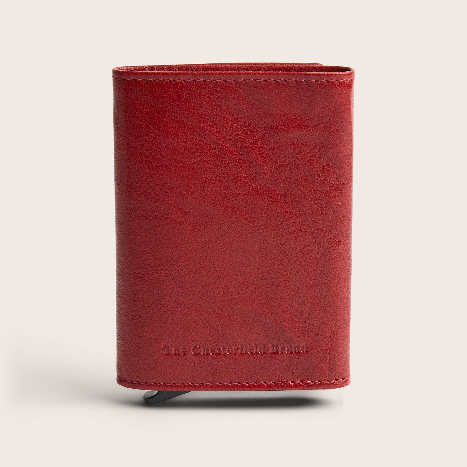 Porte-cartes en Cuir Rouge Paris