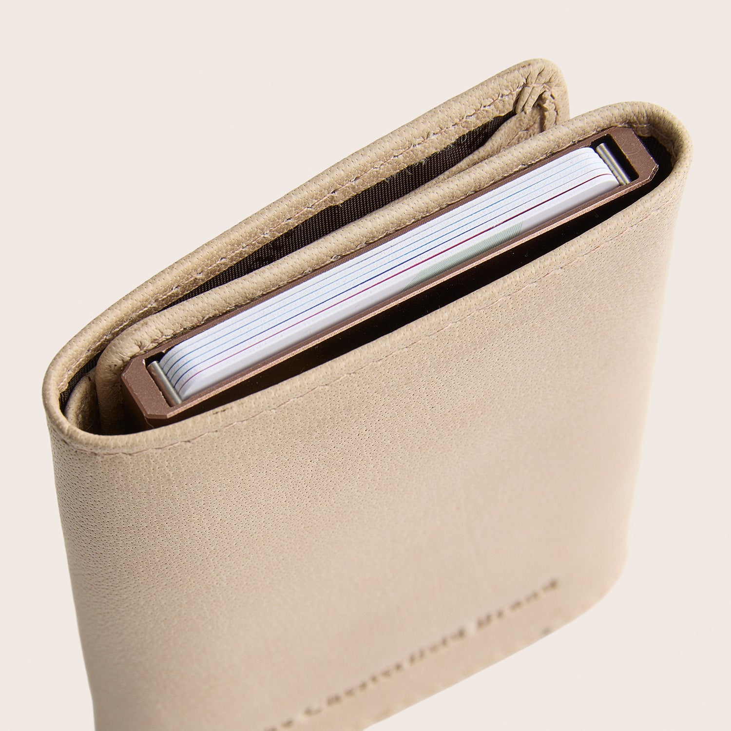Leather Card Holder Off White Paris