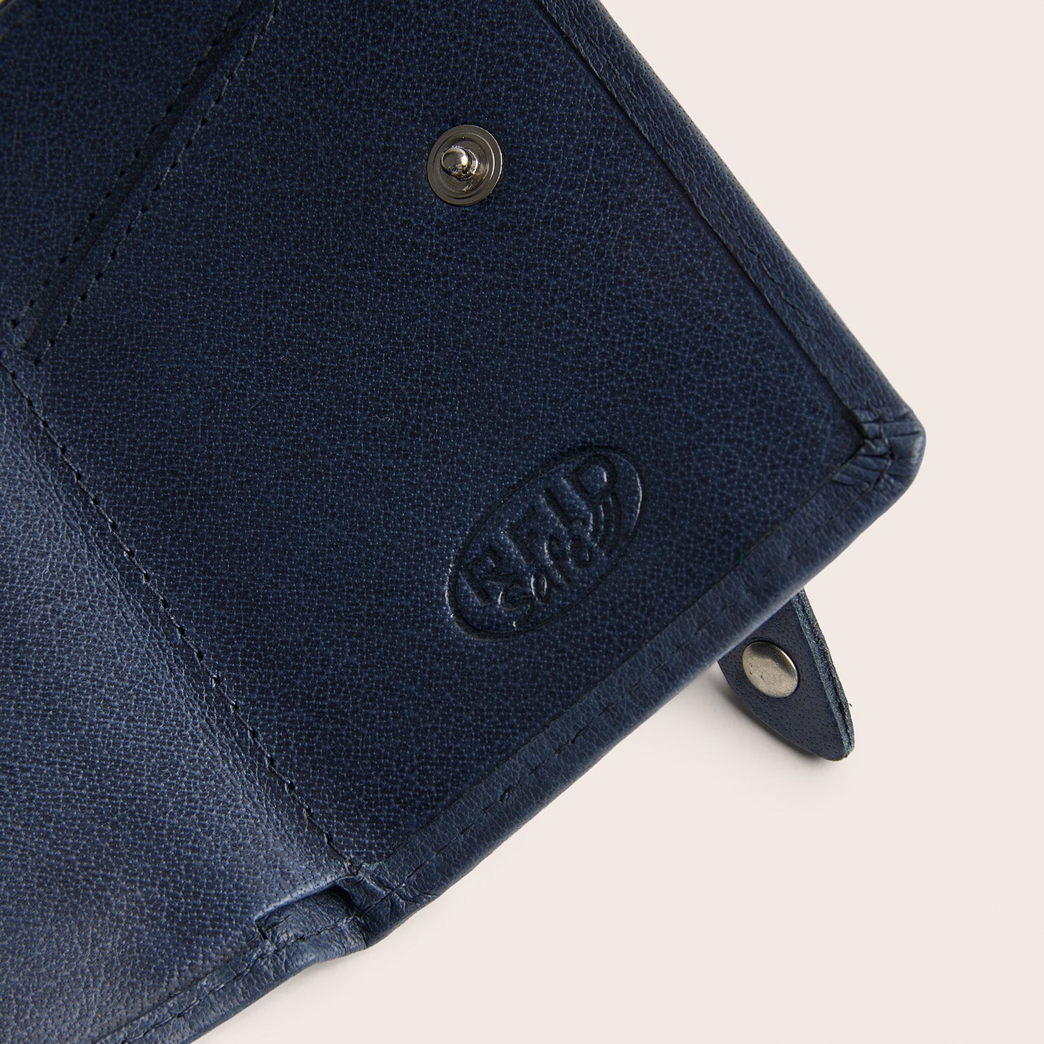 Leren Pasjeshouder Navy Paris