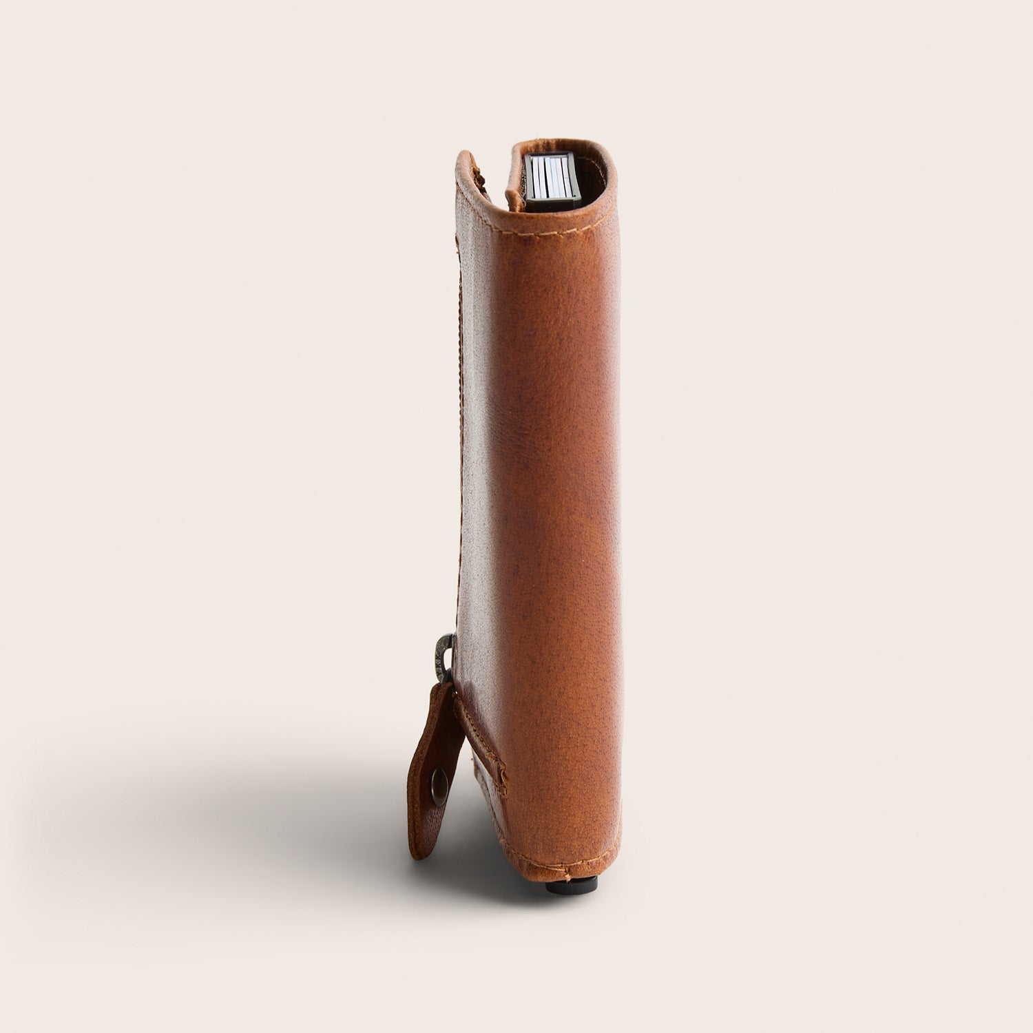 Leren Pasjeshouder Cognac Paris