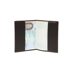 Gift Set Leather Card Holder Brown Leicester