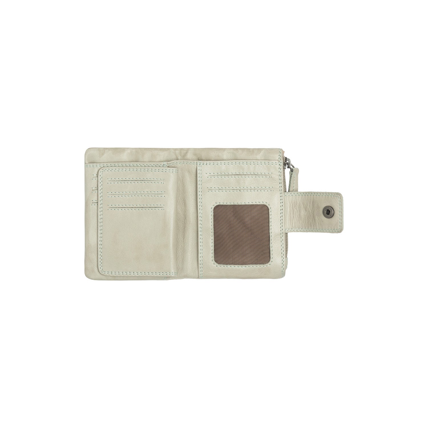 Leather Wallet Ocean Green Mavona