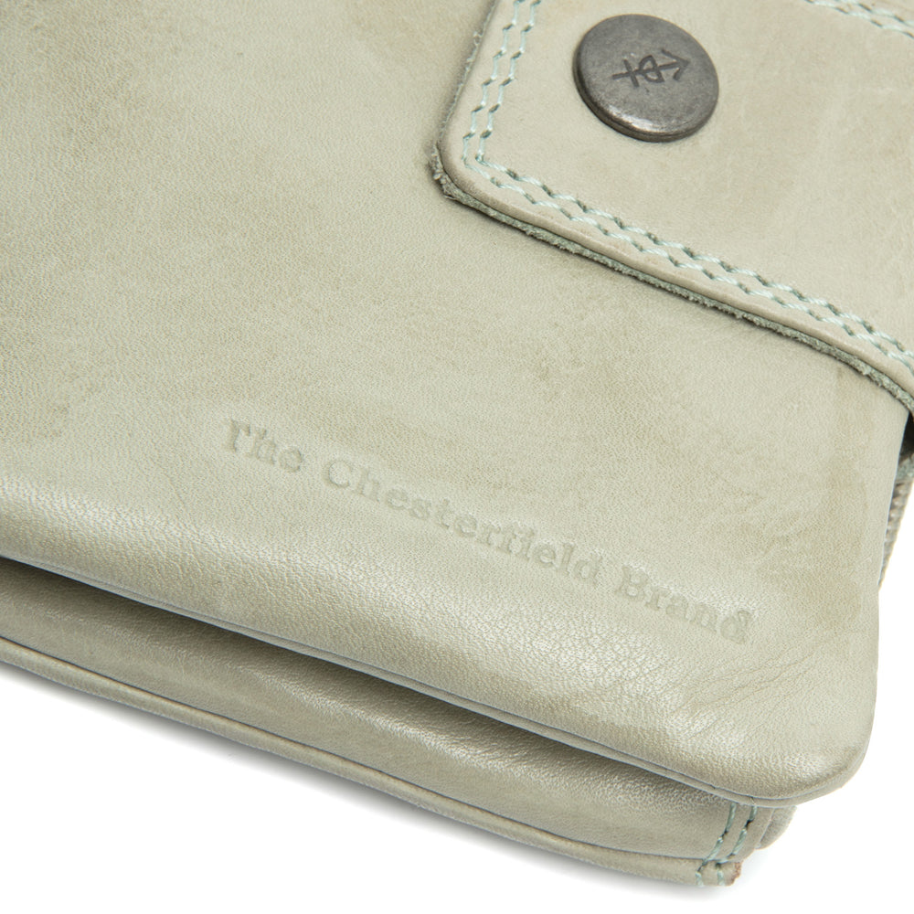 Leather Wallet Ocean Green Mavona