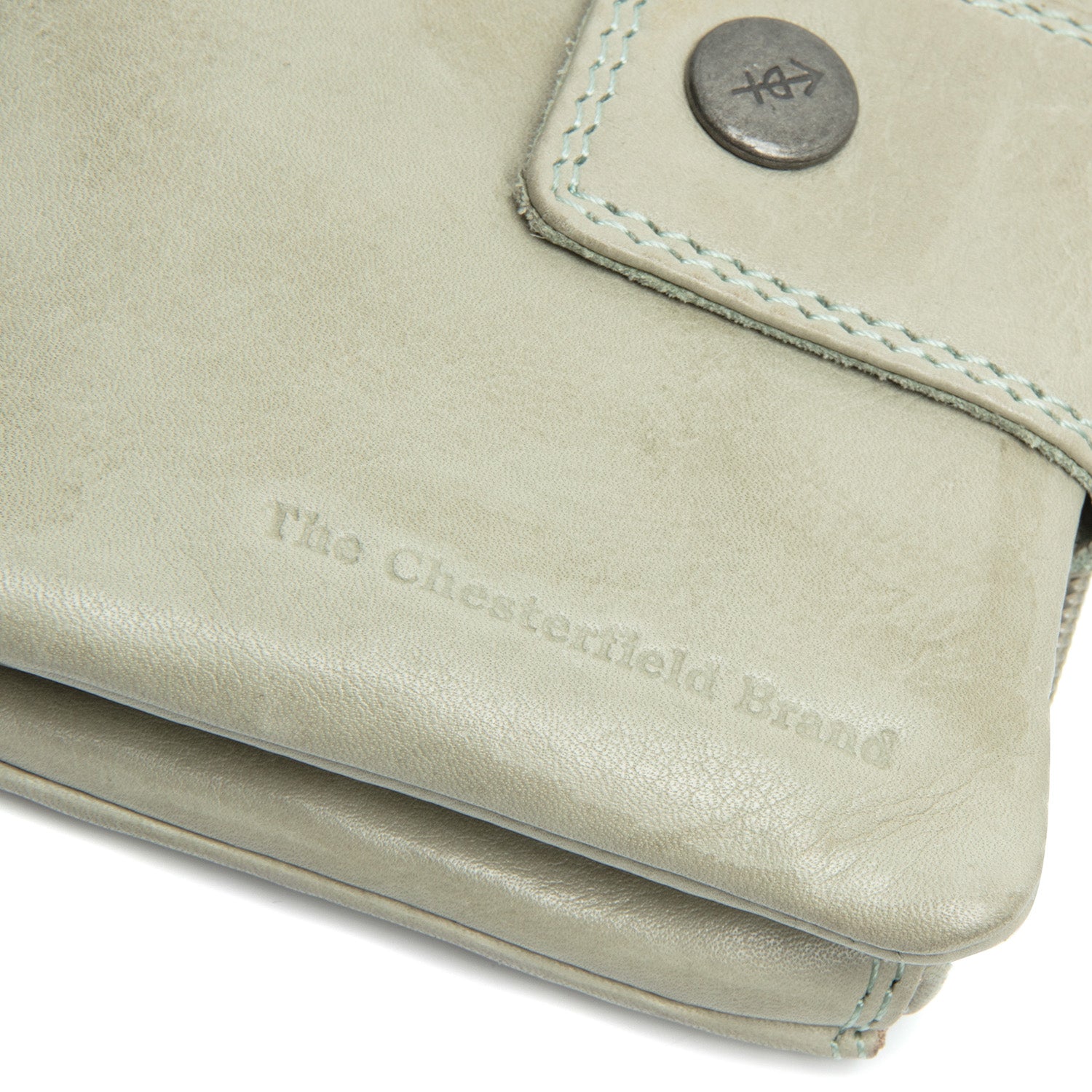 Leather Wallet Ocean Green Mavona