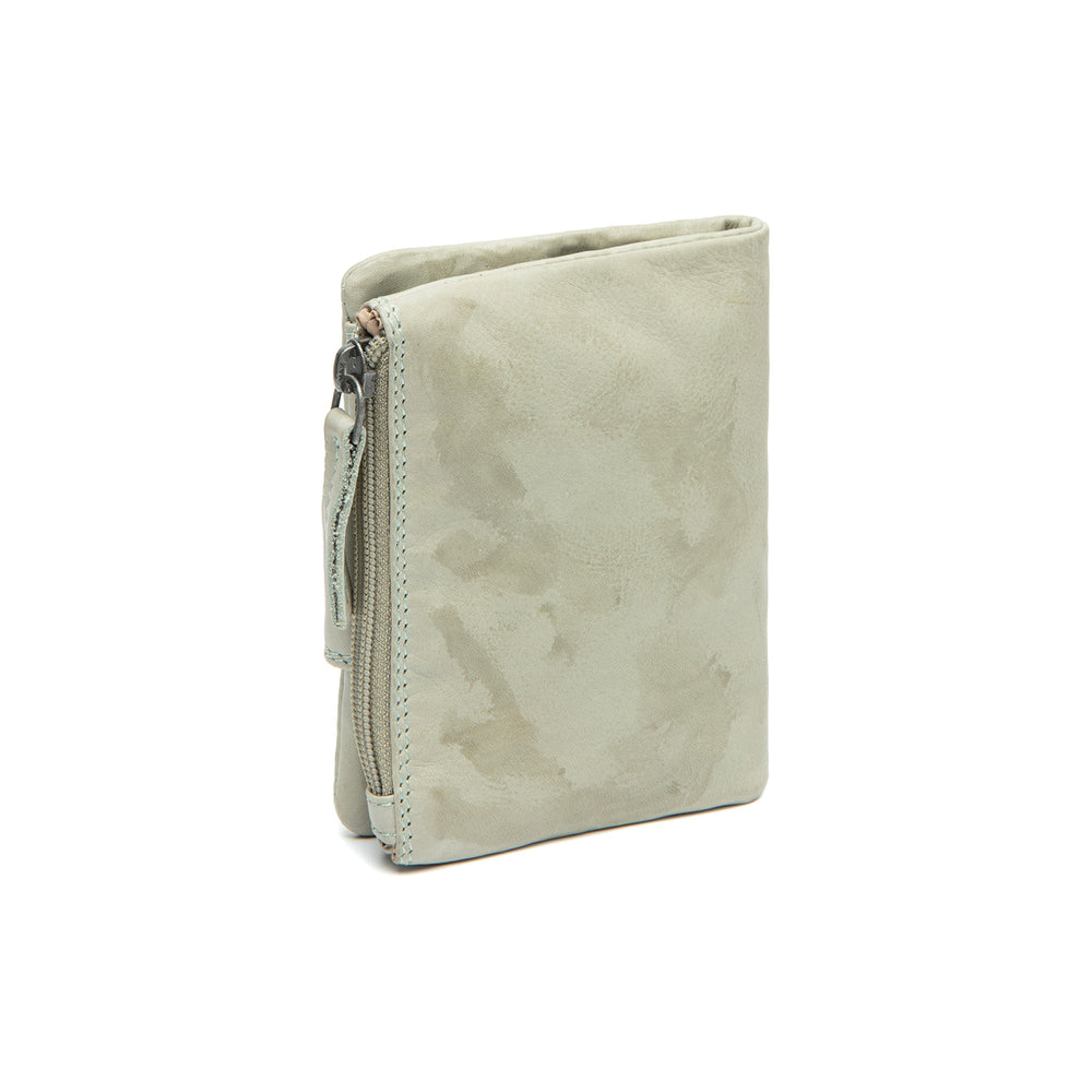 Leather Wallet Ocean Green Mavona