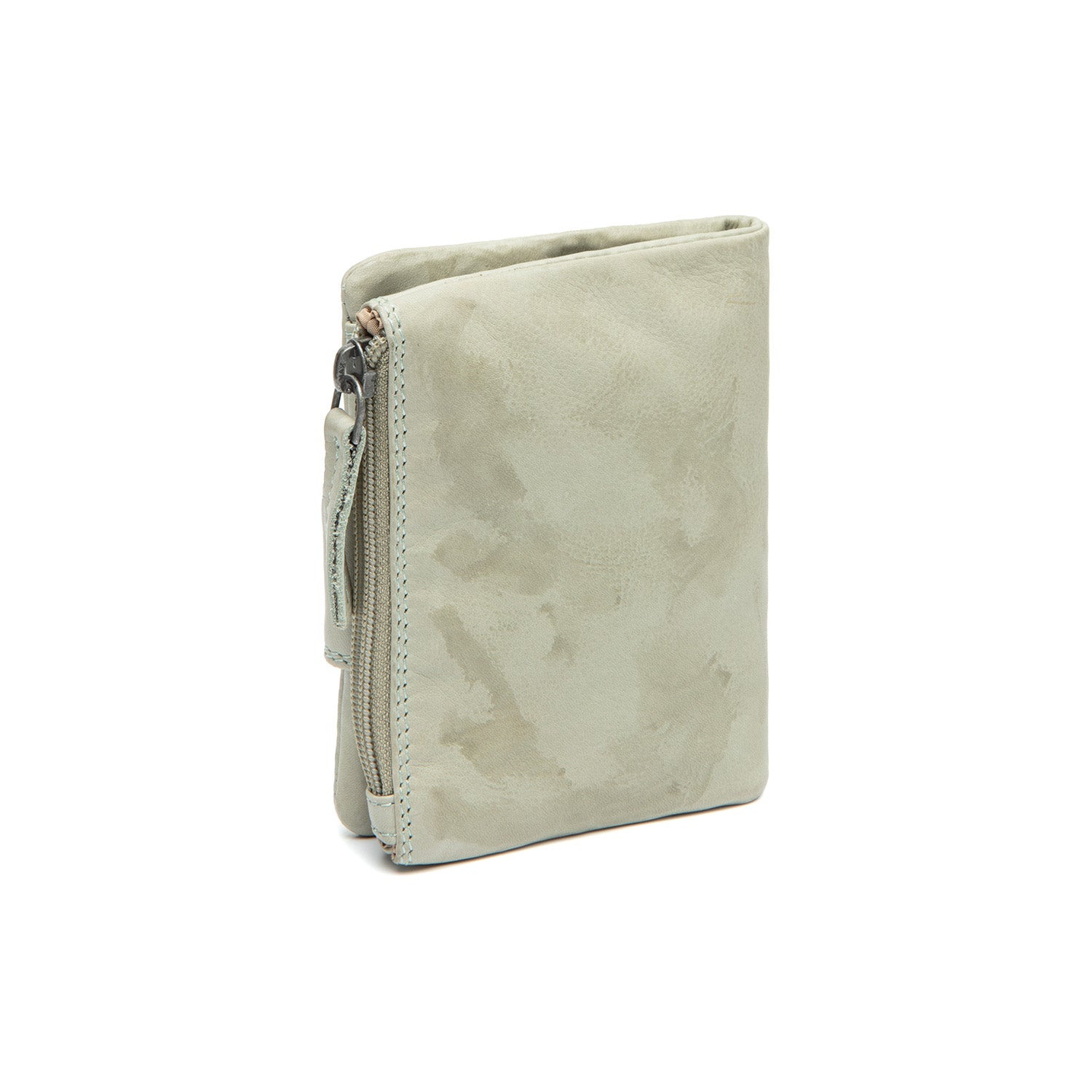 Leather Wallet Ocean Green Mavona