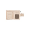 Leather Wallet Beige Mavona