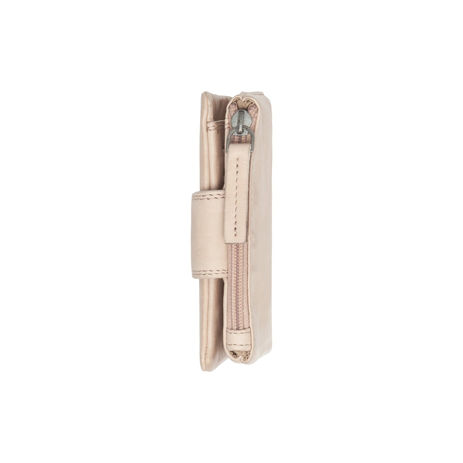 Leather Wallet Beige Mavona