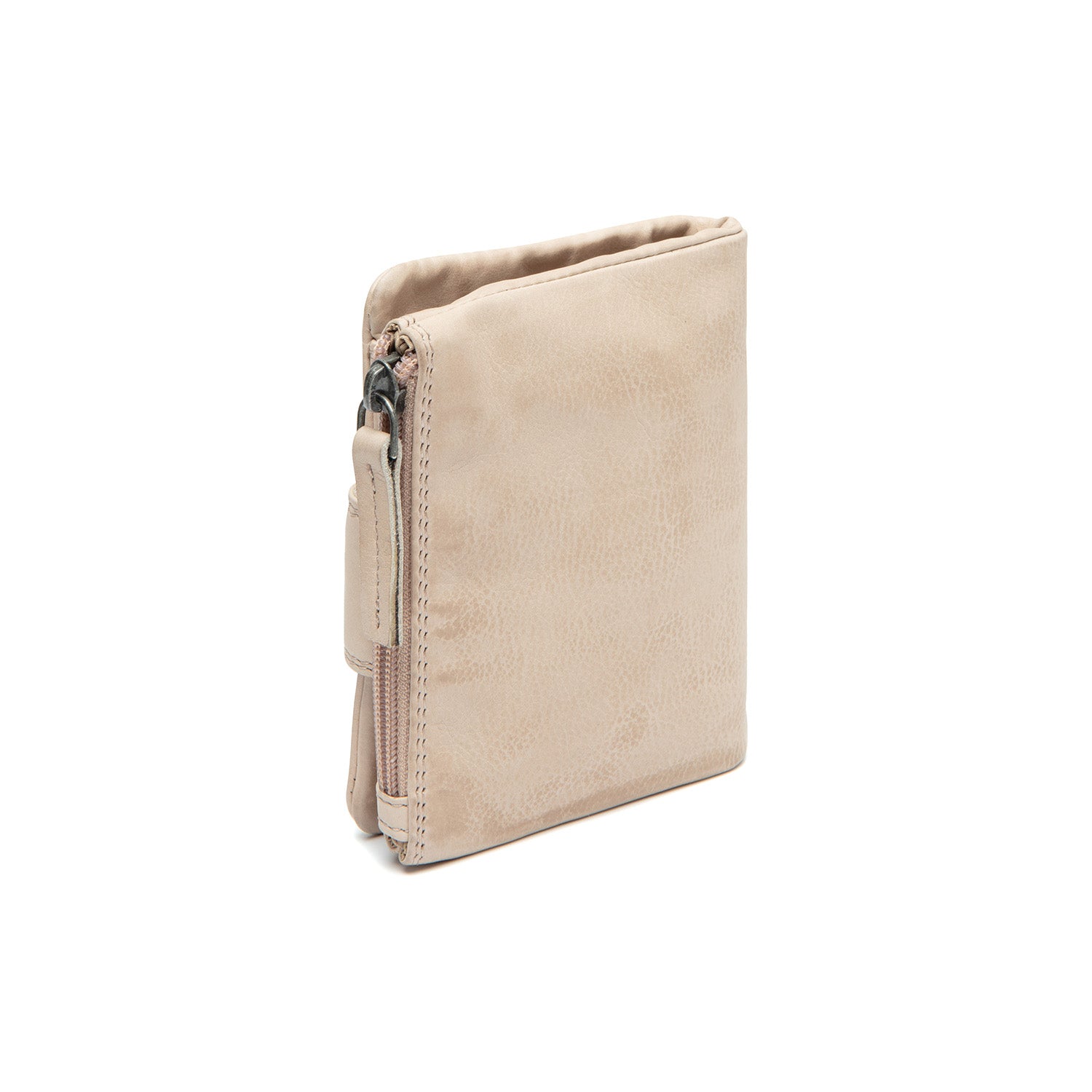 Leather Wallet Beige Mavona