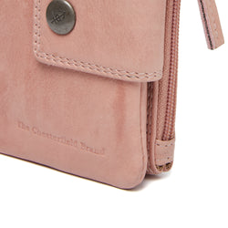 Leren Portemonnee Vintage Rose Mavona