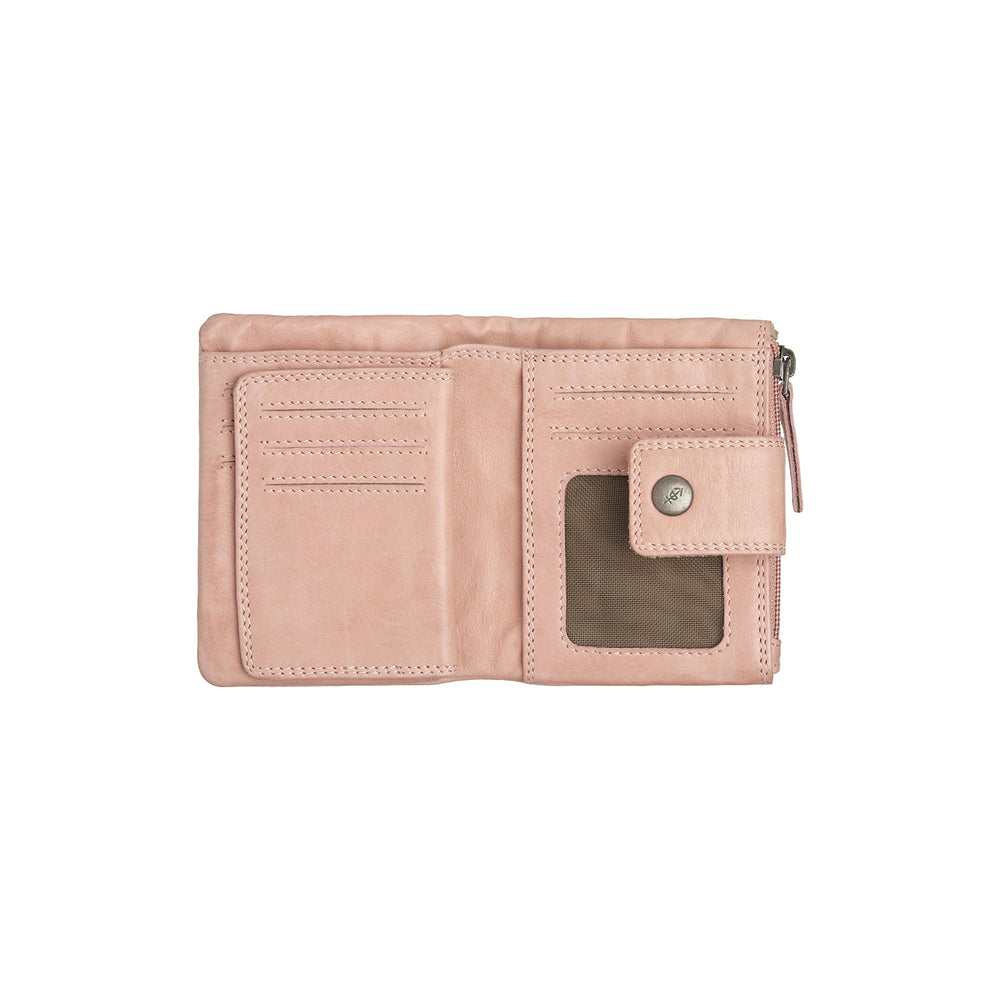 Leather Wallet Vintage Rose Mavona