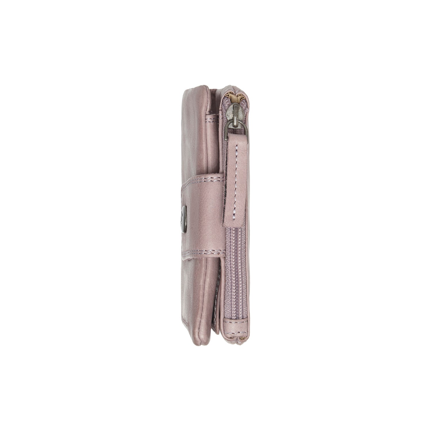 Leather Wallet Lavender Lilac Mavona
