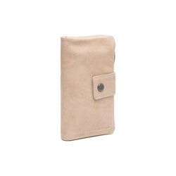 Portefeuille en Cuir Beige Fresno