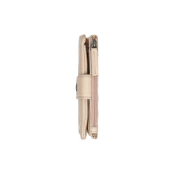 Portefeuille en Cuir Beige Fresno