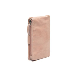 Portefeuille en Cuir Rose Vintage Fresno