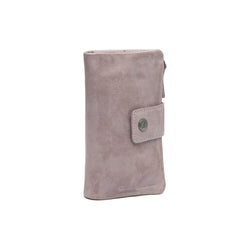Portefeuille en Cuir Lilas Lavande Fresno