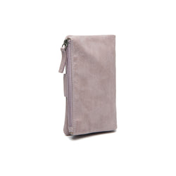 Portefeuille en Cuir Lilas Lavande Fresno