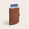Porte-cartes en Cuir Cognac Lagos