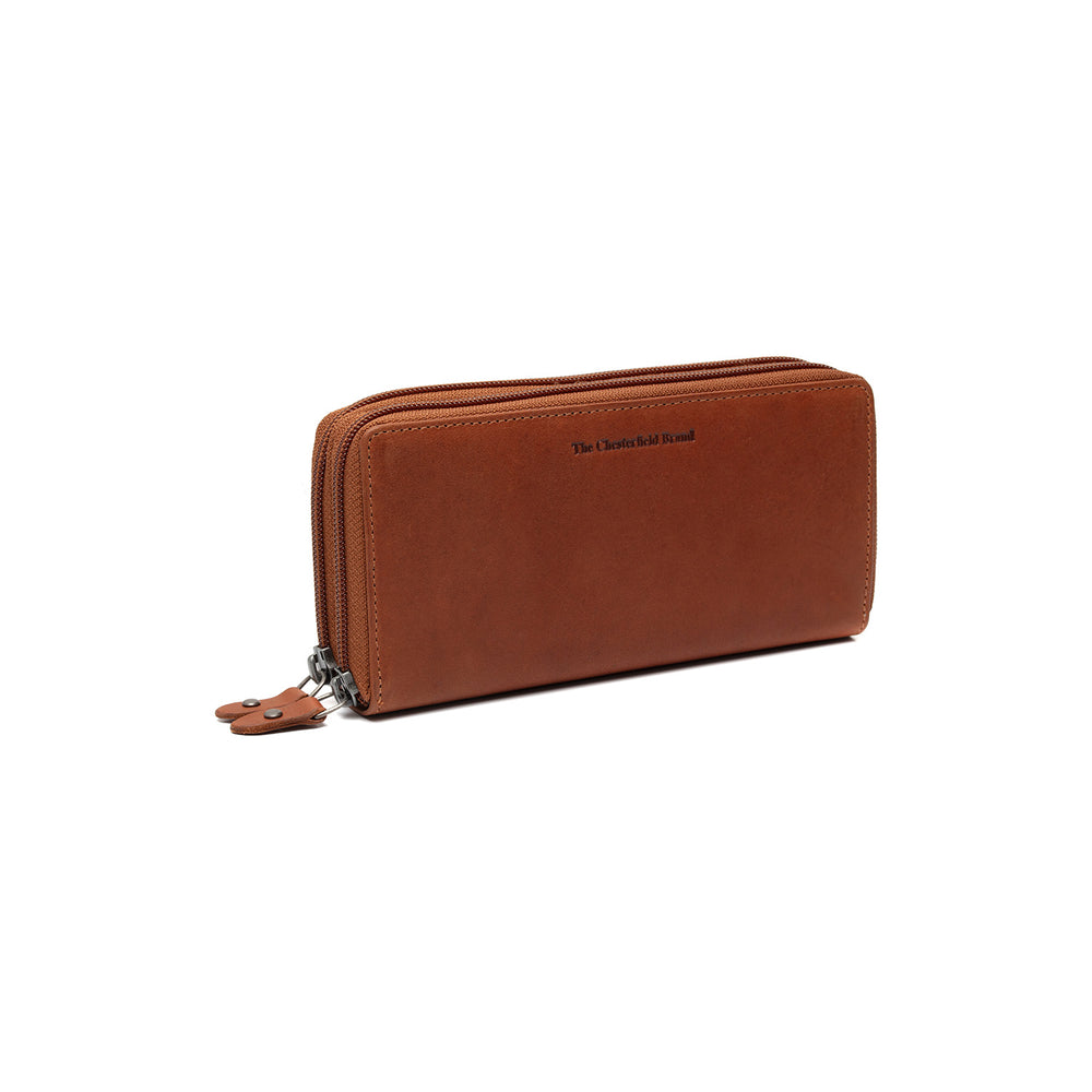 Leder Geldbörse Cognac Hadley