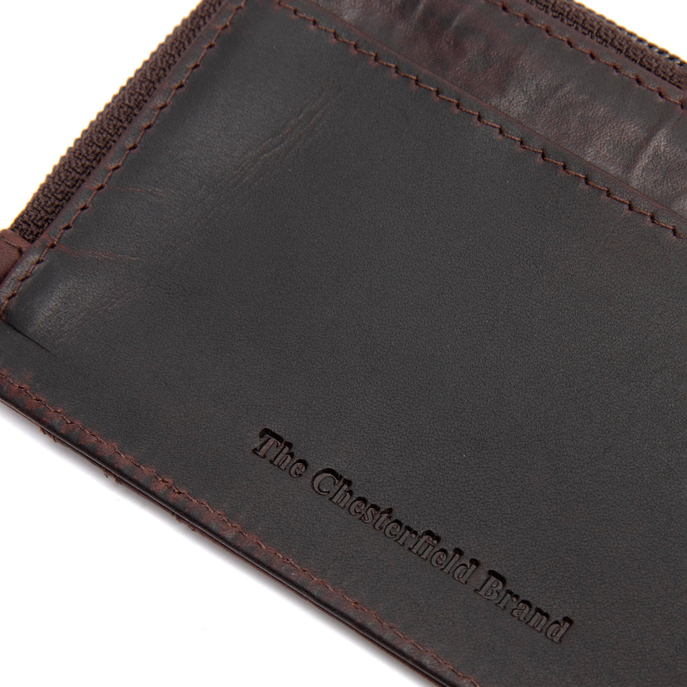 Leder Geldbörse Braun Livenza