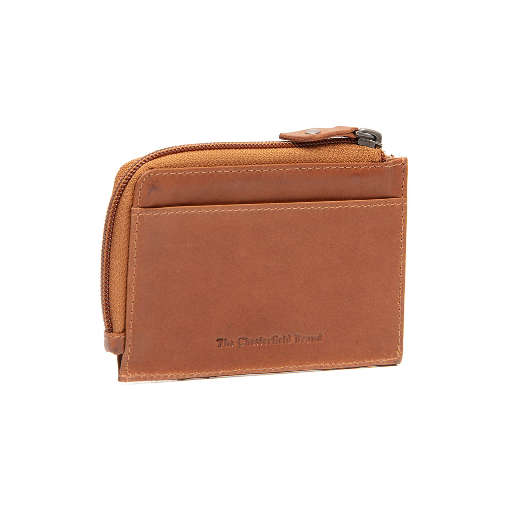 Leder Geldbörse Cognac Livenza