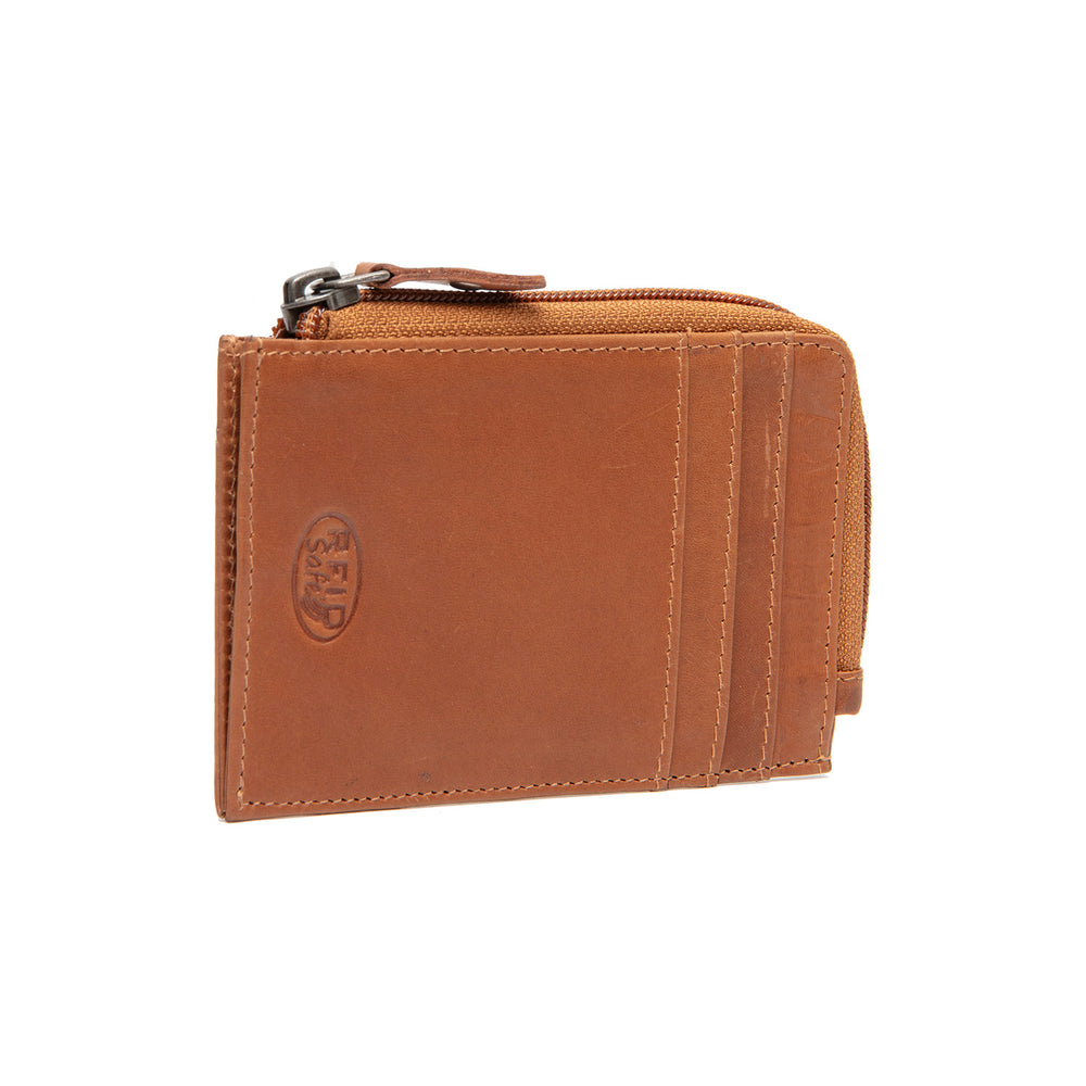 Leder Geldbörse Cognac Livenza