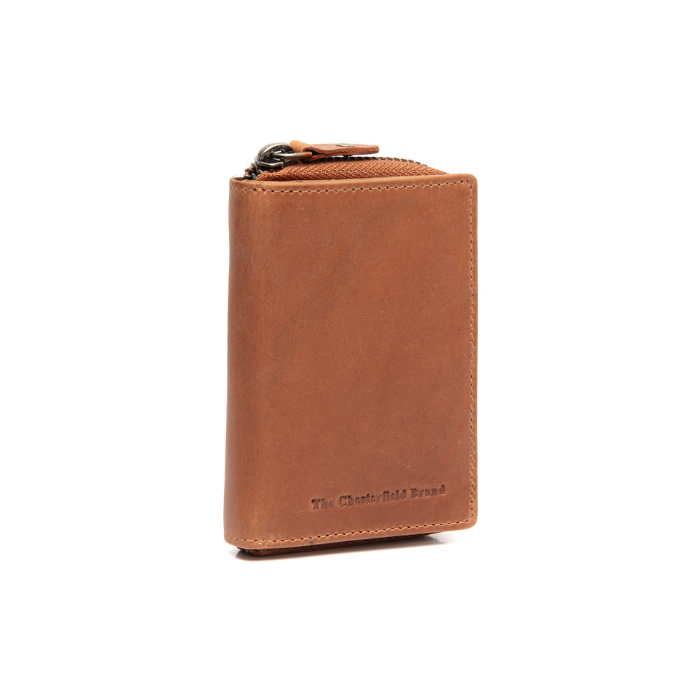 Leder Geldbörse Cognac Osum