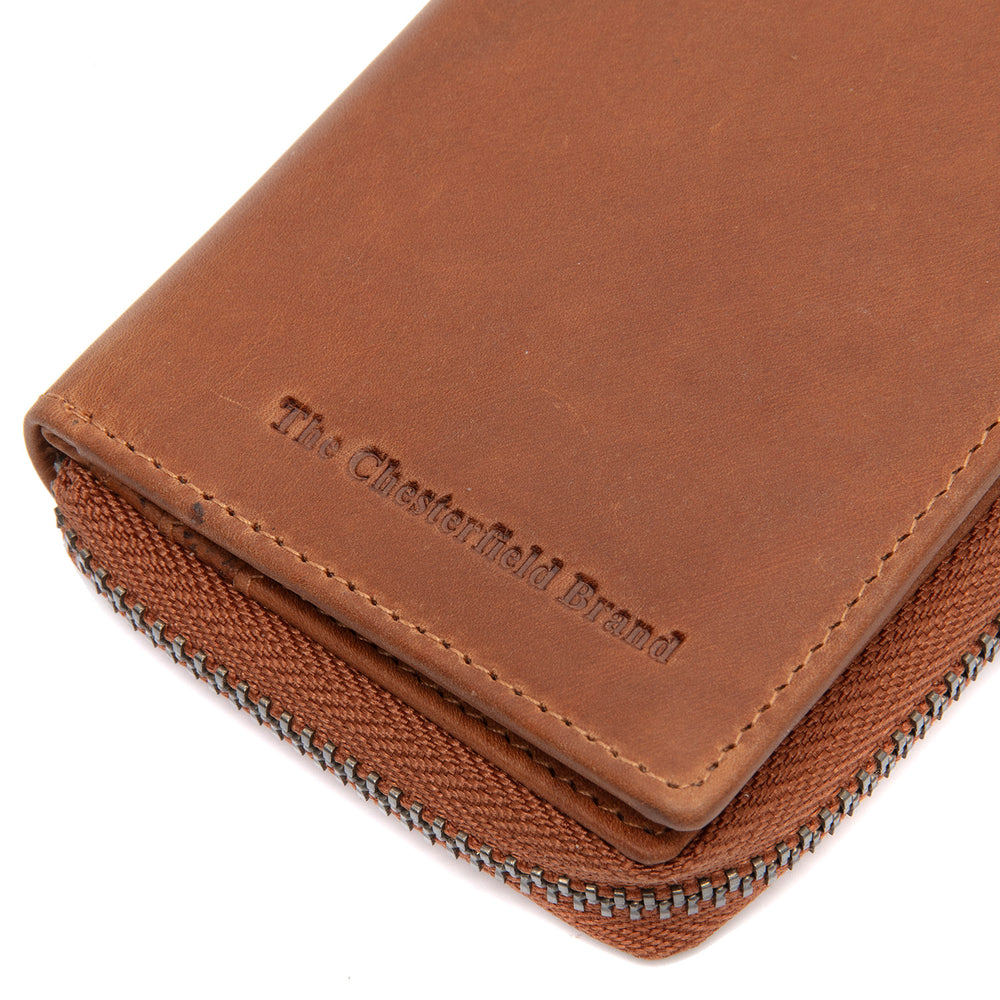 Leder Geldbörse Cognac Osum
