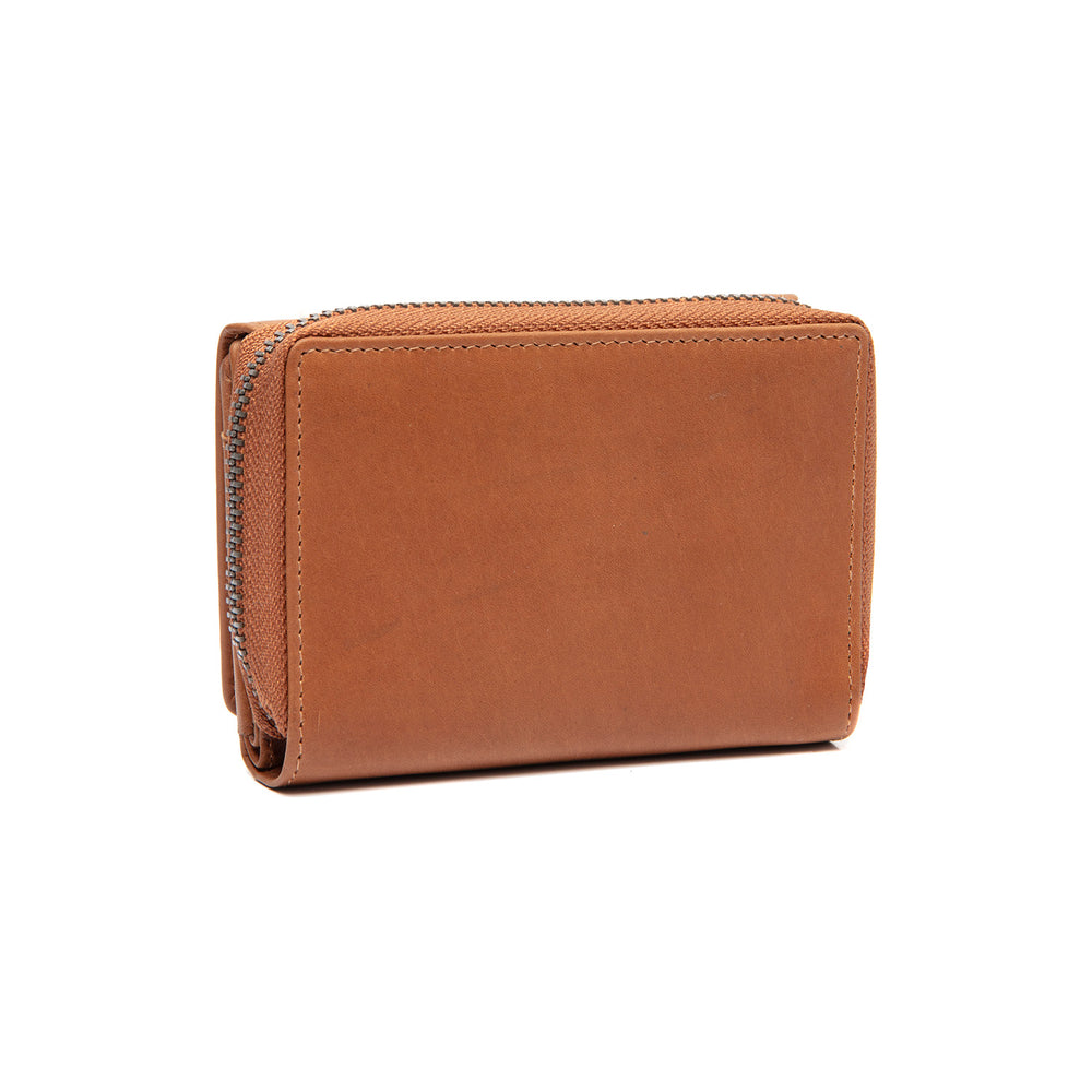 Geschenkset Leder Geldbörse Cognac Sorraia
