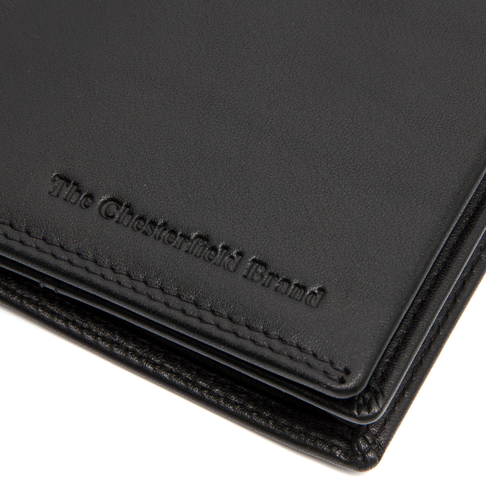 Leather Wallet Black Vincent