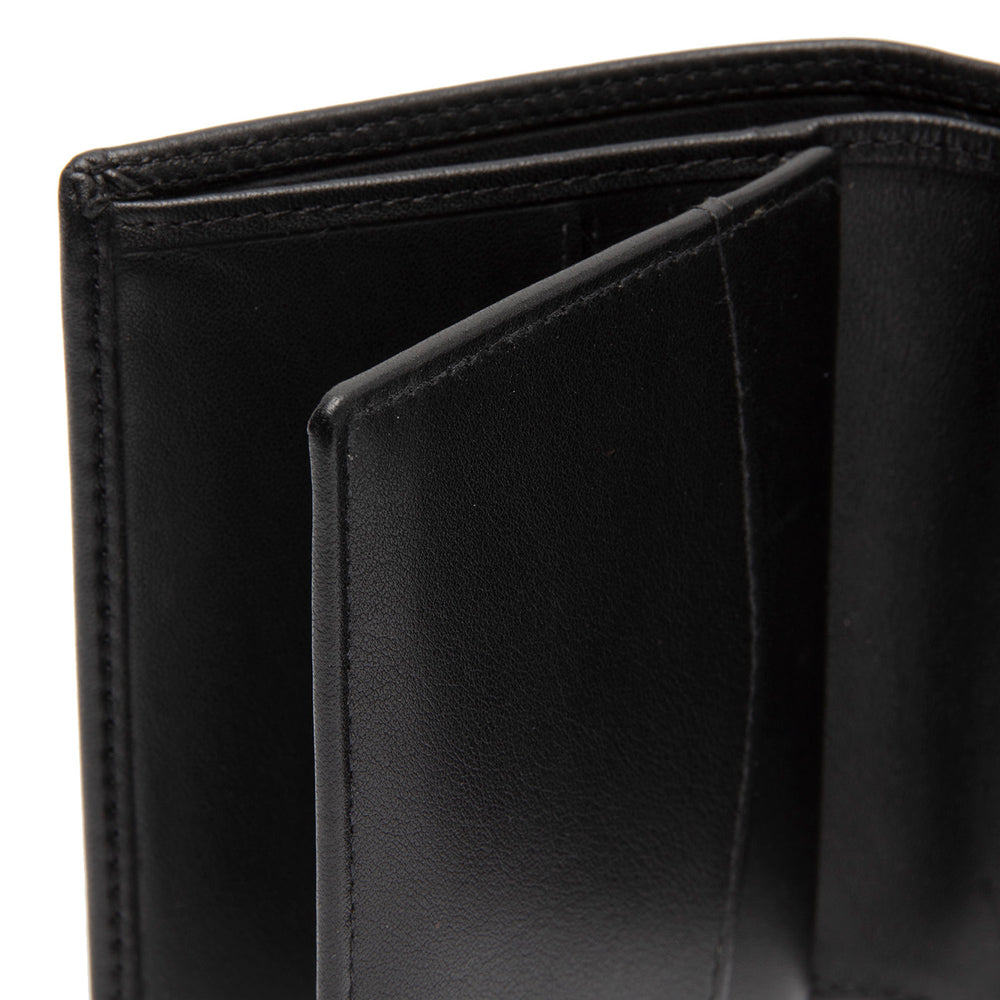 Leather Wallet Black Vincent