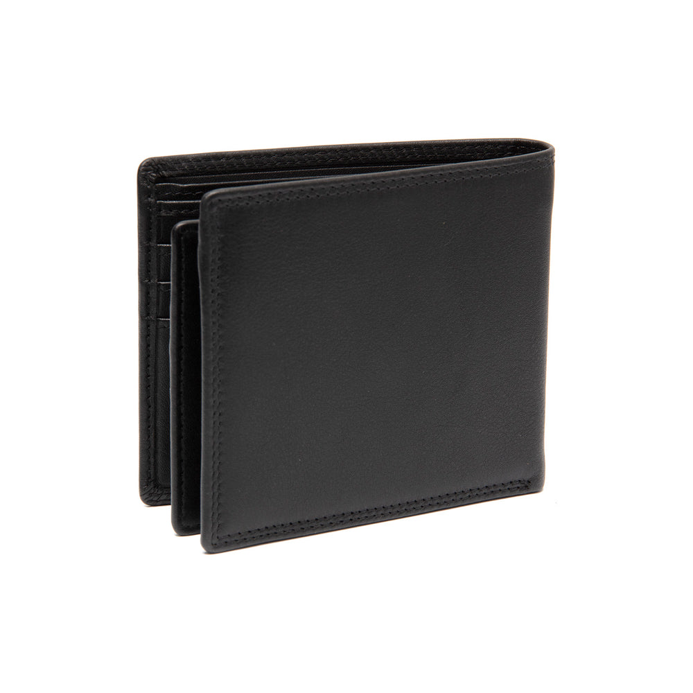 Leather Wallet Black Stephens